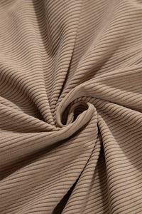 KaleaBoutique Hooded Drawstring Pockets Corduroy Shacket - KaleaBoutique.com