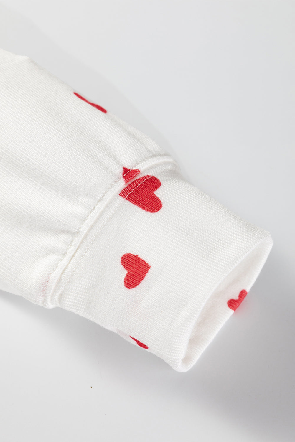 KaleaBoutique Stylish Tiny Hearts Printed Long Sleeve Top Drawstring Lounge Pant Set - KaleaBoutique.com