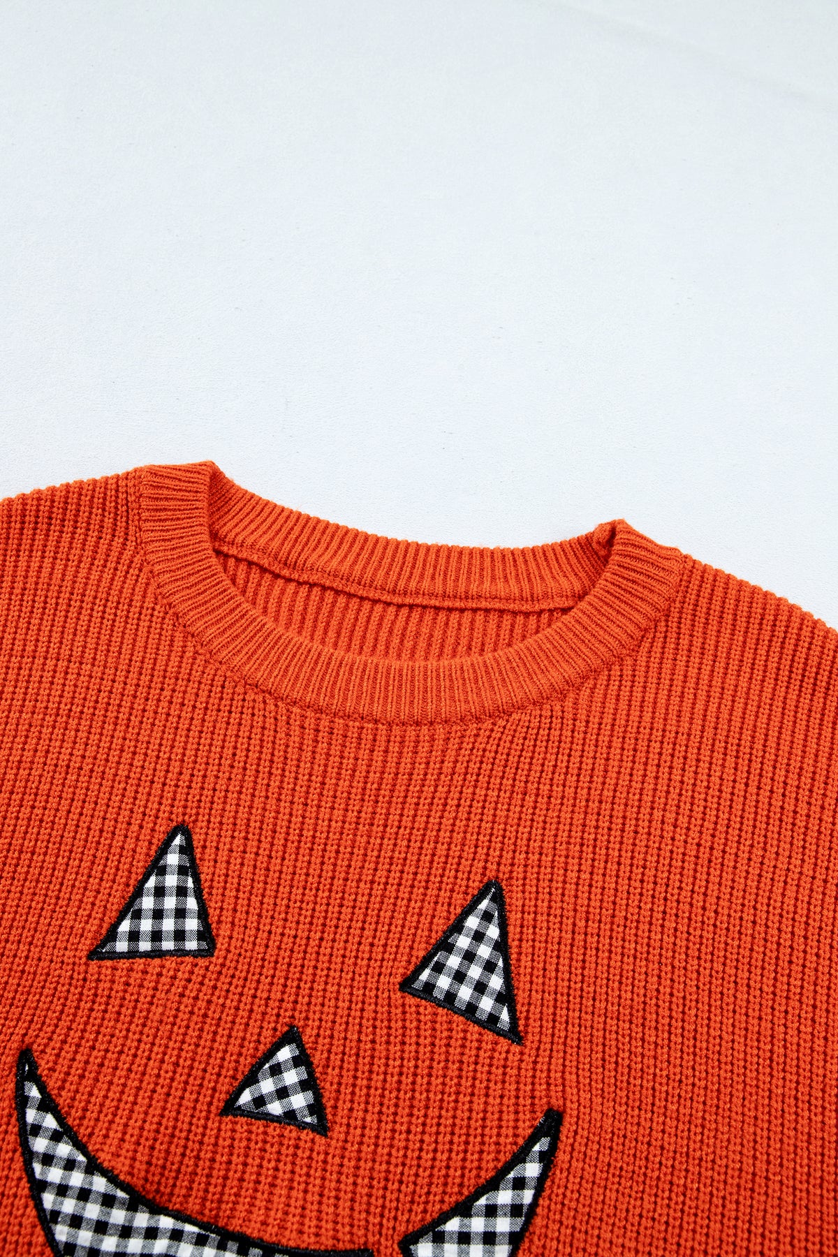 Drop Shoulder Long Sleeve Round Neck Halloween Sweater - KaleaBoutique.com
