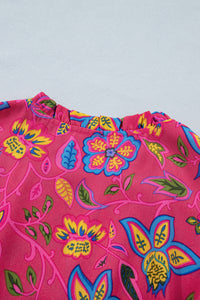 KaleaBoutique Stylish Flutter Sleeve Belted Floral Long Dress - KaleaBoutique.com