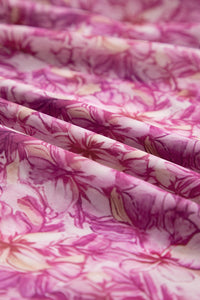 KaleaBoutique Stylish Ribbed V Neck Tank Floral Contrast Patchwork Long Dress - KaleaBoutique.com