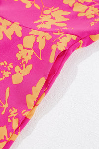 KaleaBoutique Stylish Beautiful Floral Print Drawstring Tunic Flowy Short Dress - KaleaBoutique.com