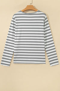 KaleaBoutique Comfortable Ribbed Knit Round Neck Long Sleeve Top - KaleaBoutique.com
