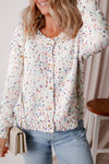KaleaBoutique Rhinestone Decor Multicolor Confetti Sweater Cardigan - KaleaBoutique.com