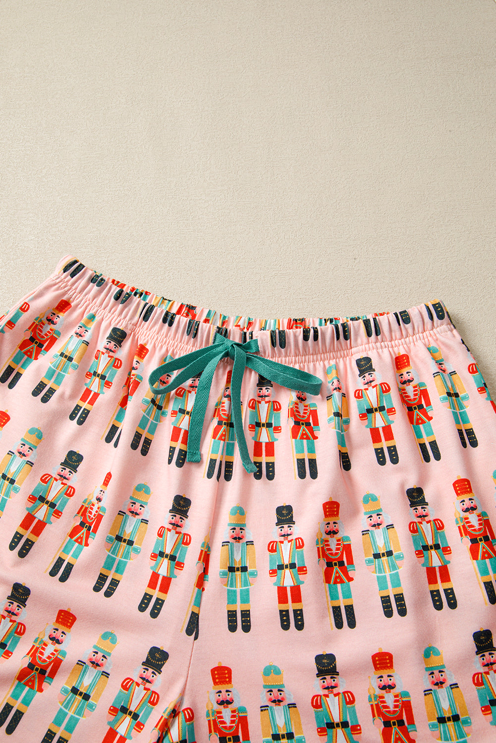 KaleaBoutique Comfortable Nutcracker March Long Sleeve Button Up 2pcs Pajama Short Set - KaleaBoutique.com