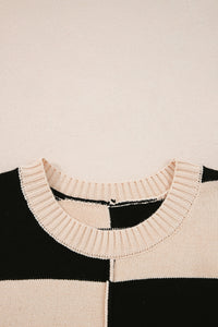 KaleaBoutique Stylish Two in One Knitted Top High Waist Splicing Hem Sweater Dress - KaleaBoutique.com