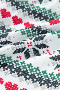 KaleaBoutique Stylish SLEIGH Snowflake Print Long Sleeve Wide Leg Lounge Set - KaleaBoutique.com