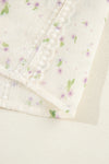KaleaBoutique Floral Embroidered Lace Bubble Sleeve Shirt - KaleaBoutique.com