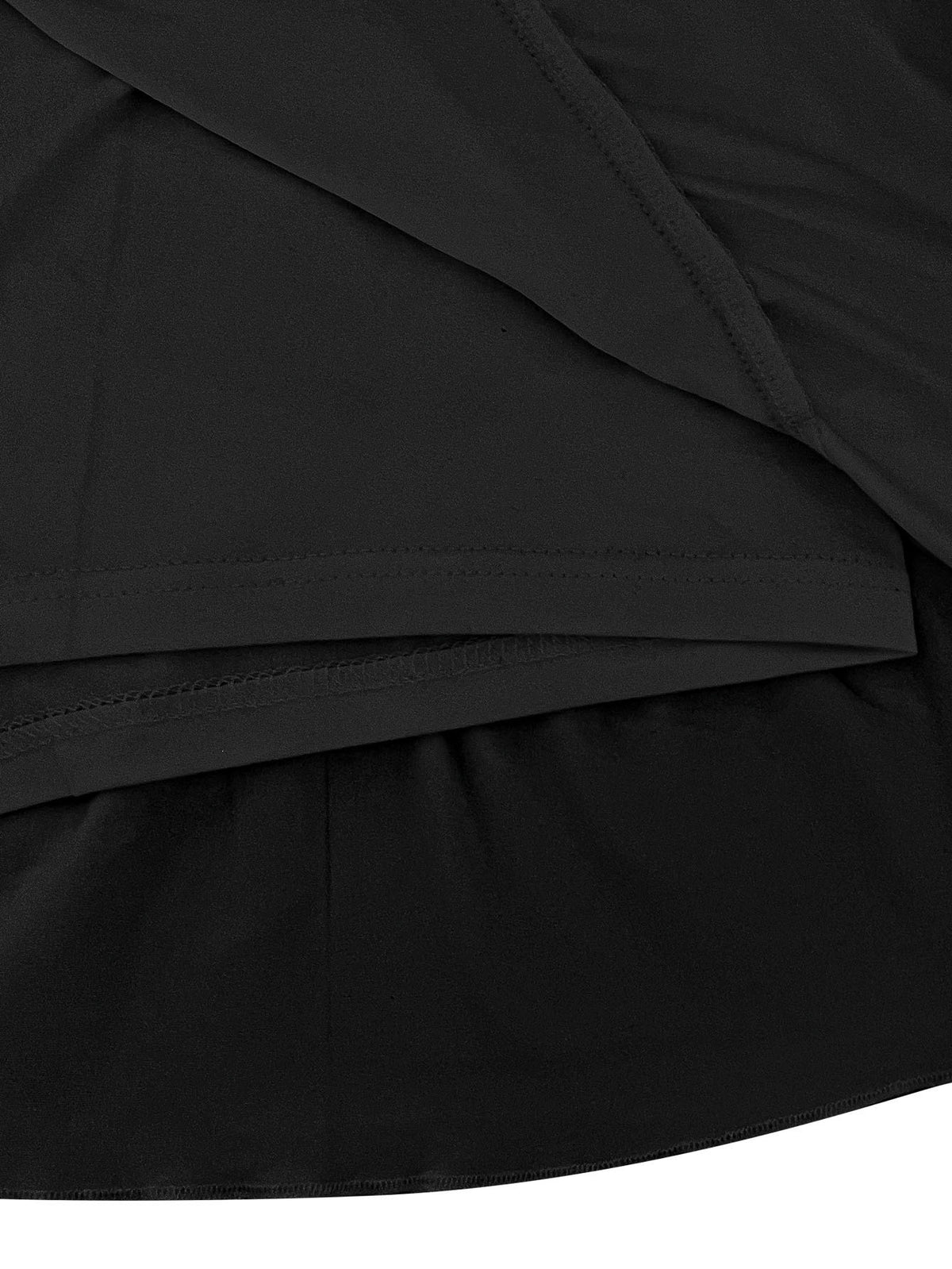 Women's Tie-Front Tiered Mini Skort - KaleaBoutique.com