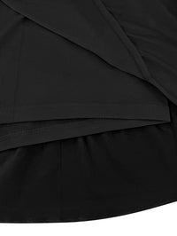Women's Tie-Front Tiered Mini Skort - KaleaBoutique.com