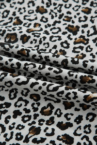 KaleaBoutique Stylish Leopard Zip Front V Neck Cinched Waist Sleeveless Maxi Dress - KaleaBoutique.com