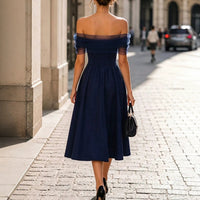Evening Gown Strapless Off-shoulder High-end Elegance For Banquets - KaleaBoutique.com