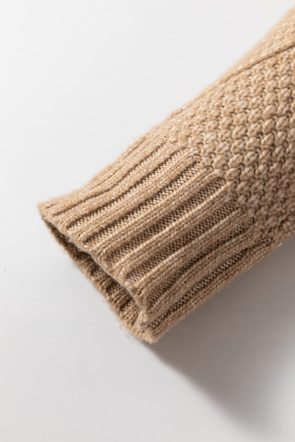 KaleaBoutique Stylish Cable Knit Drop Shoulder Loose Fit Sweater Dress - KaleaBoutique.com