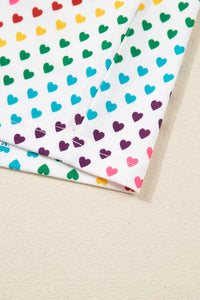 KaleaBoutique Stylish Pride Heart Print Valentines Long 2pcs Pajama Set - KaleaBoutique.com