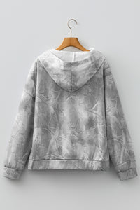 Stylish and Fun Camouflage Woodland Print Oversized Sporty Hoodie - KaleaBoutique.com