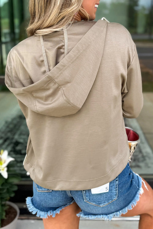 KaleaBoutique Stylish Contrast Bow Embroidered Zip Up Jacket Hoodie - KaleaBoutique.com