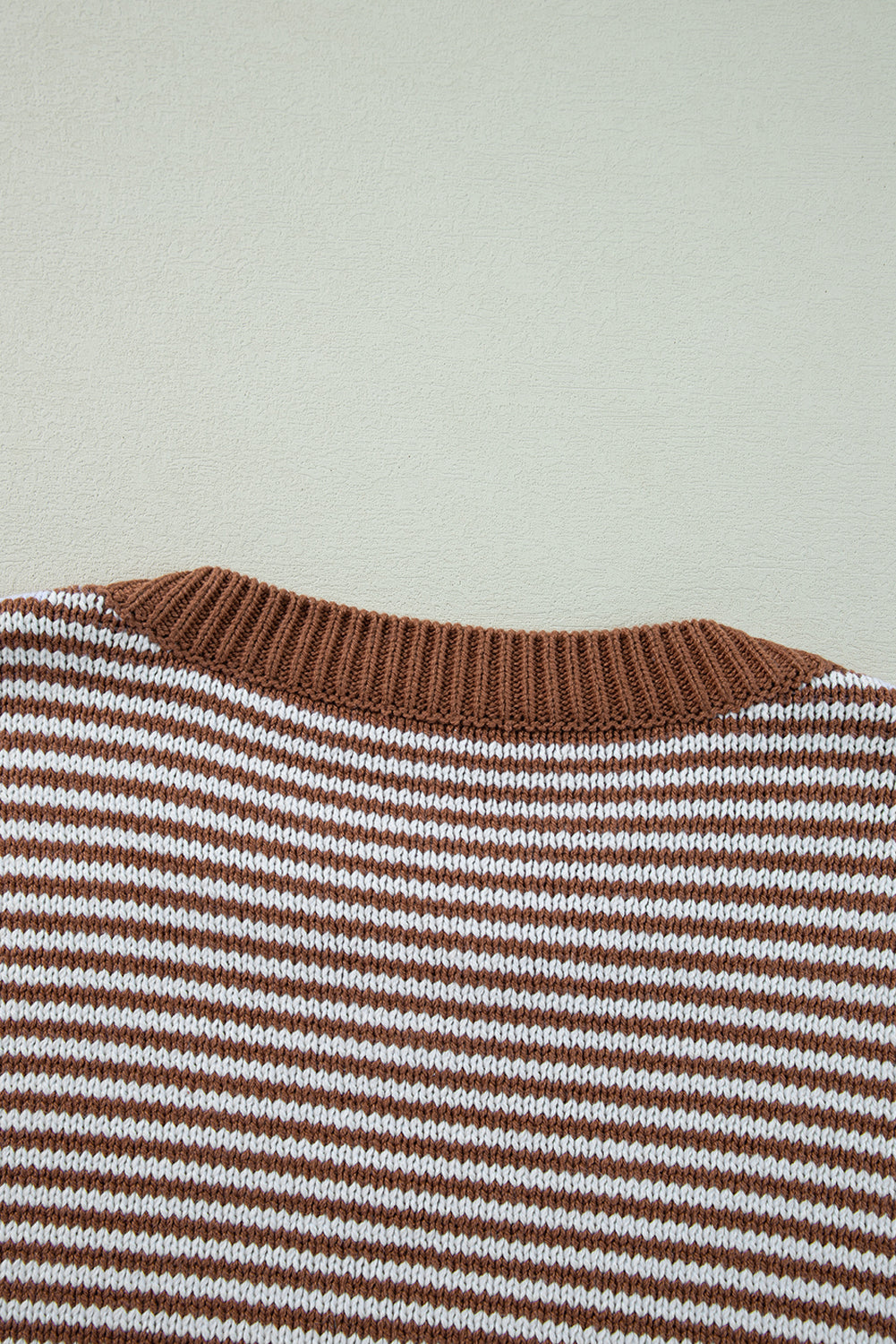 KaleaBoutique Geometric Textured Drop Shoulder Sweater - KaleaBoutique.com
