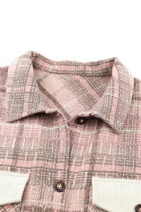 KaleaBoutique Plus Size Macrame Plaid Coat - KaleaBoutique.com