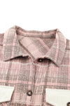 KaleaBoutique Plus Size Macrame Plaid Coat - KaleaBoutique.com