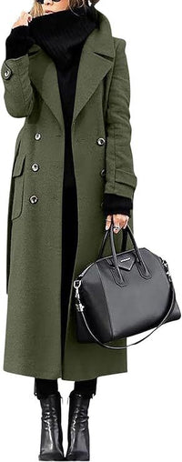 Thick Wool Women's Coat Extended - KaleaBoutique.com