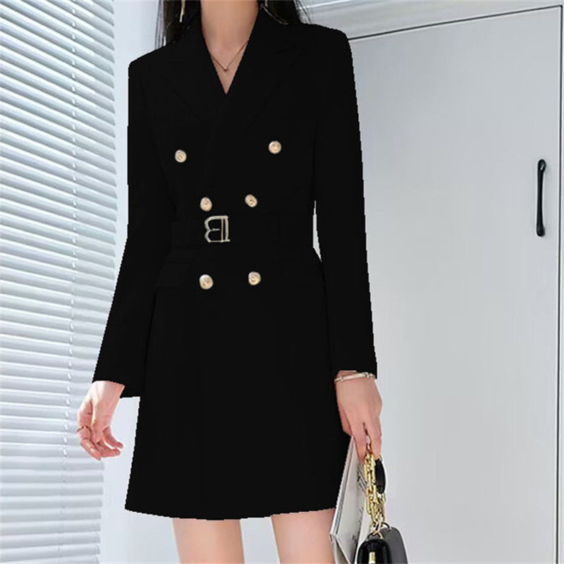 Office Lady Style Slimming Waist Trimming Coat Women's Top - KaleaBoutique.com