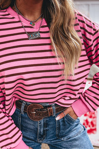 KaleaBoutique Comfortable V Neck Drop Shoulder Long Sleeve Top - KaleaBoutique.com