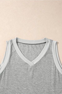 KaleaBoutique Stylish Ribbed V Neck Tank - KaleaBoutique.com