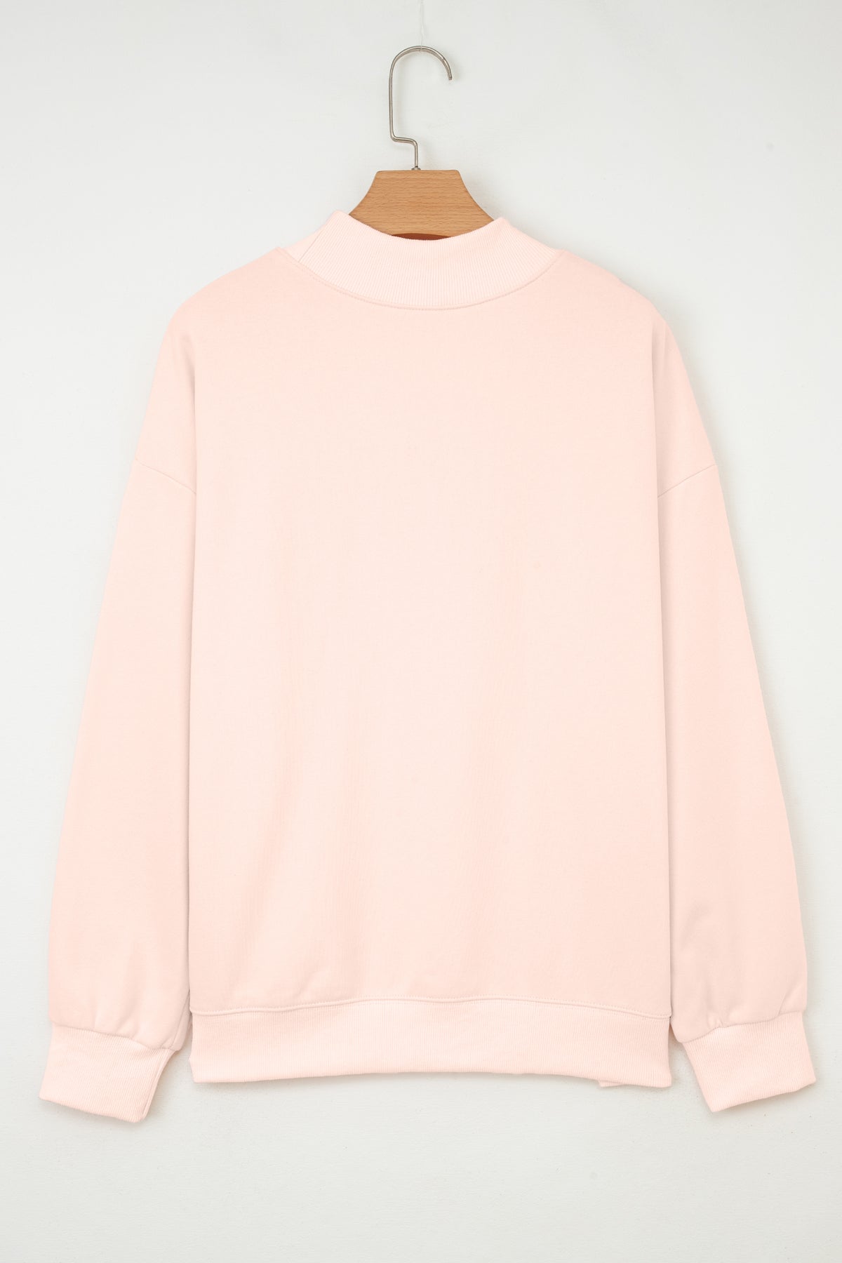 KaleaBoutique Comfortable Oversize Mock Neck Sweatshirt - KaleaBoutique.com