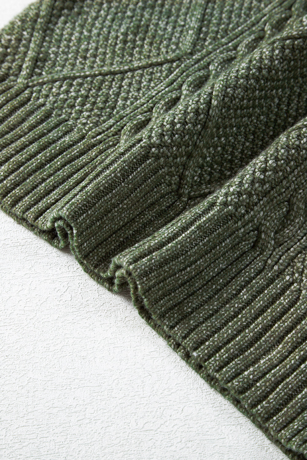 KaleaBoutique Comfortable Cable Knit Drop Shoulder Loose Fit Sweater Dress - KaleaBoutique.com