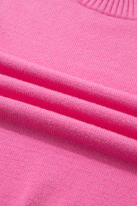 KaleaBoutique Stylish Solid Color Ribbed Trim Round Neck Ruffle Short Sleeve Sweater - KaleaBoutique.com