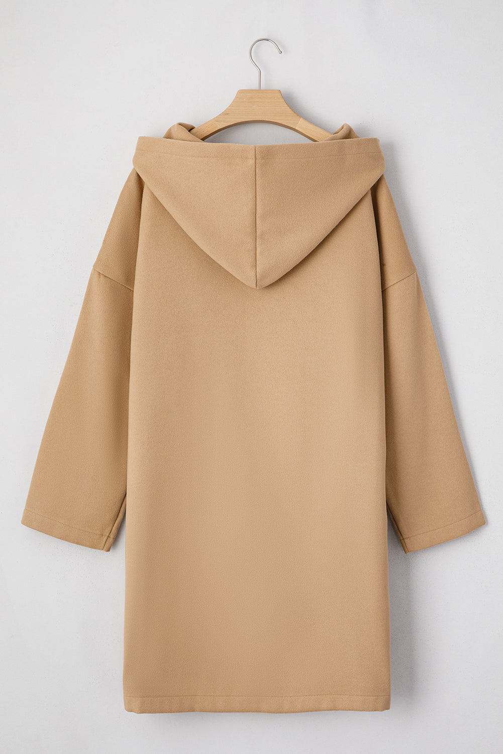 KaleaBoutique Comfortable Solid Color Casual Zip up Hooded Coat - KaleaBoutique.com