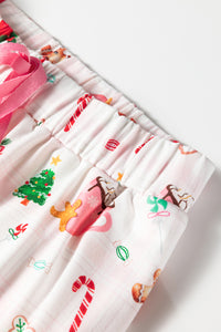 KaleaBoutique Comfortable Christmas Spirits Shirt Style 2pcs Short Pajama Set - KaleaBoutique.com