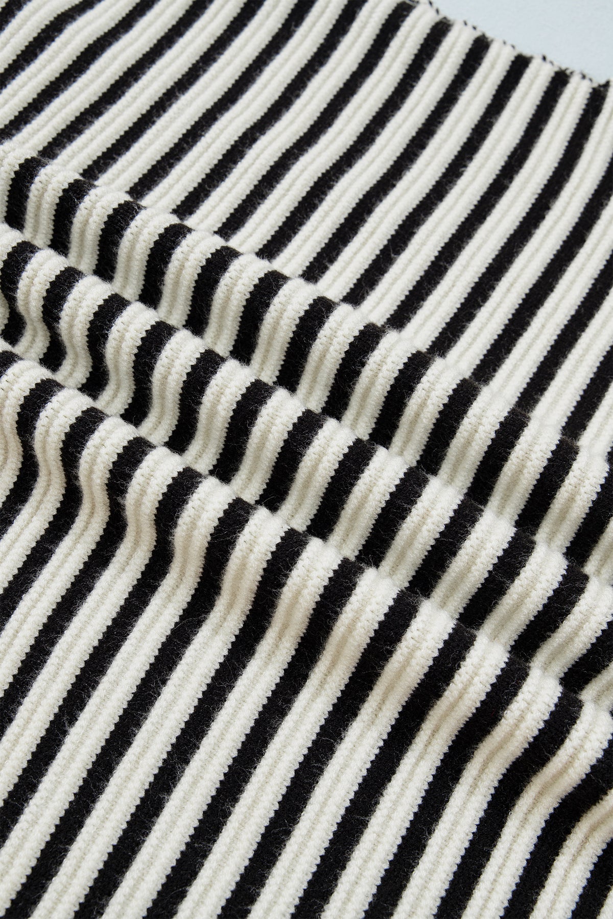 Ribbed Trim Drop Shoulder Oversized Sweater - KaleaBoutique.com