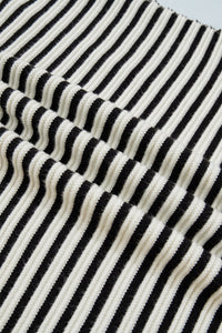 Ribbed Trim Drop Shoulder Oversized Sweater - KaleaBoutique.com