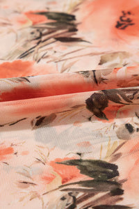 Mesh Floral Printed Slim Fit Tank Top - KaleaBoutique.com