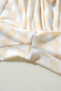 KaleaBoutique Stylish Comfortable Checkered Print Long Sleeve Top and Pants Lounge Set - KaleaBoutique.com