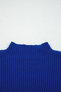 KaleaBoutique Comfortable Patch Pocket Ribbed Knit Short Sleeve Sweater - KaleaBoutique.com