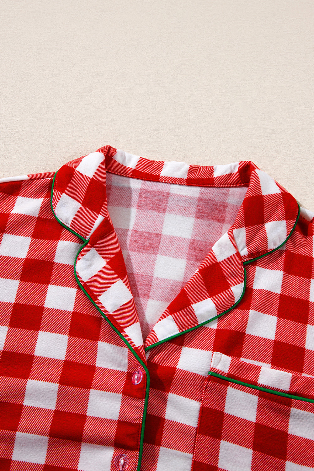 KaleaBoutique Stylish Christmas Plaid Print Shirt and Pants Pajama Set - KaleaBoutique.com