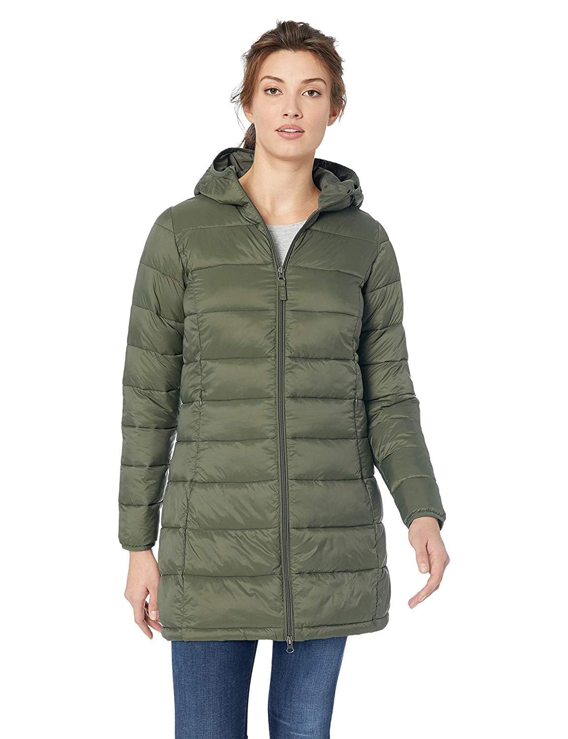 Women’s Lightweight Hooded Puffer Coat - KaleaBoutique.com
