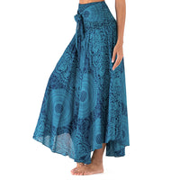 Women's Boho Print Two Ways to Wear Swing Maxi Skirt - KaleaBoutique.com