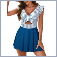 KaleaBoutique Women's Flounced One-Piece Swimsuit - KaleaBoutique.com