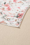 KaleaBoutique Floral Long Sleeve High Neck Sheath Mesh Top - KaleaBoutique.com