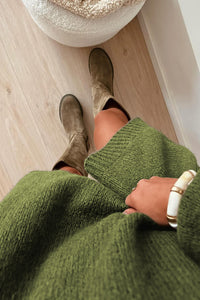 KaleaBoutique Comfortable Oversize Drop Shoulder Slouchy Sweater Dress - KaleaBoutique.com