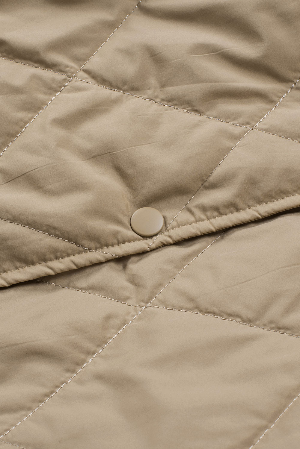 KaleaBoutique Stylish Quilted Snap Button Hooded Puffer Coat - KaleaBoutique.com