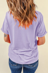 Orchid Petal Trick or Treat Halloween Tee - KaleaBoutique.com