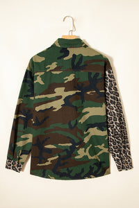 Leopard Camo Patchwork Oversize Shacket - KaleaBoutique.com