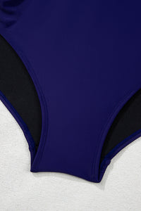 KaleaBoutique Stylish Embroidered Trim Wrap Tie Knot Plus Size High Waisted Bikini