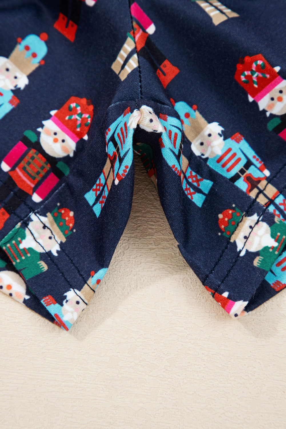 KaleaBoutique Stylish Mama Claus Plaid Letter Tee Nutcracker Shorts 2pcs Lounge Set - KaleaBoutique.com