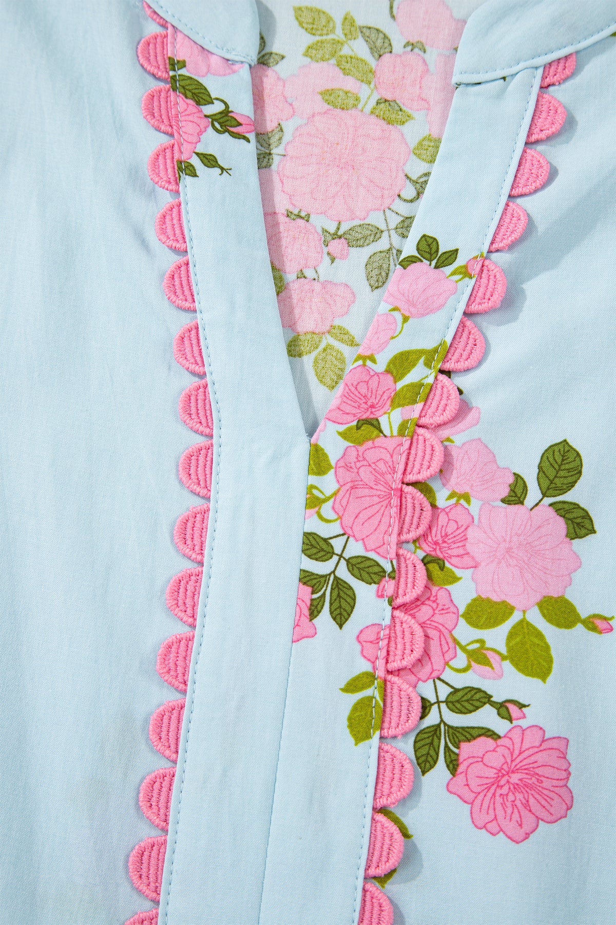 KaleaBoutique Comfortable Notched Neck Flutter Short Sleeve Floral Print Maxi Dress - KaleaBoutique.com