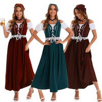 Women's Beer Festival Clothing Multi-color Length Dress - KaleaBoutique.com